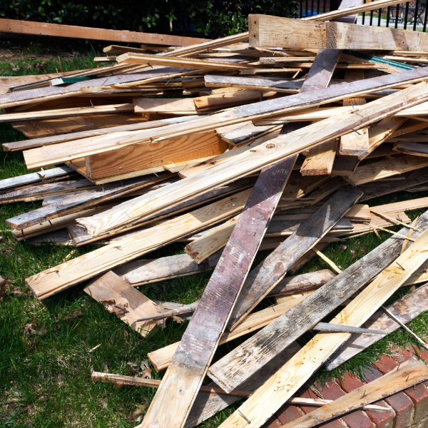 Construction debris removal services